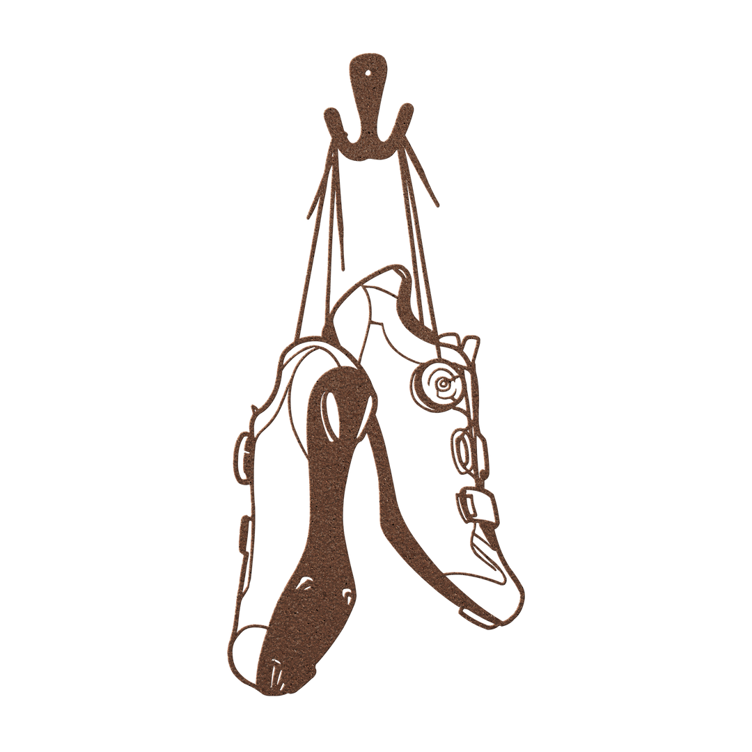 Playful_Cycling_Shoes_Hanging_Metal_Wall_Copper_Transparent_Mockup.png