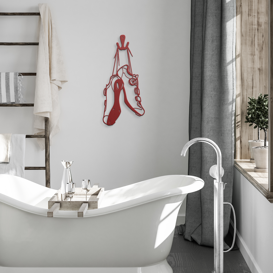 Playful_Cycling_Shoes_Hanging_Metal_Wall_Red_Modern_Bathroom_Mockup.png