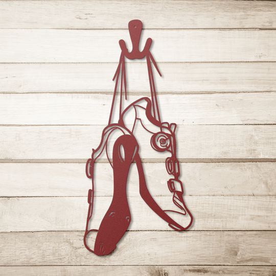 Playful_Cycling_Shoes_Hanging_Metal_Wall_Red_Simple_Wood_BKGD_Mockup.png