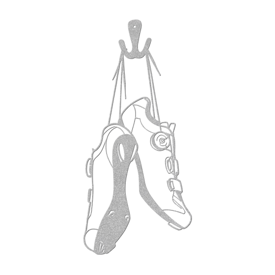 Playful_Cycling_Shoes_Hanging_Metal_Wall_Silver_Transparent_Mockup.png